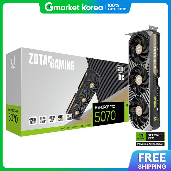 Zotac | (Hàng hot) Card màn hình ZOTAC GAMING GeForce RTX 5070 SOLID OC D7 12GB