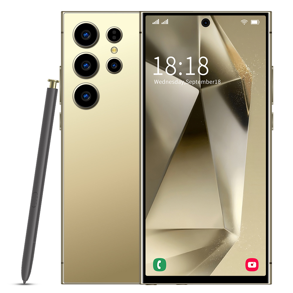 NEW S24 Ultra điện thoại thông minh 7.3 inch Android 3G/4G/5G giá rẻ 16GB/512GB 8000mAh Toàn màn hình điện thoại rẻ cho học sinh Hai SIM Với bút