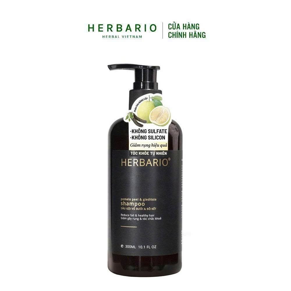 Dầu gội vỏ bưởi và bồ kết Herbario 300ml | Shopee Việt Nam