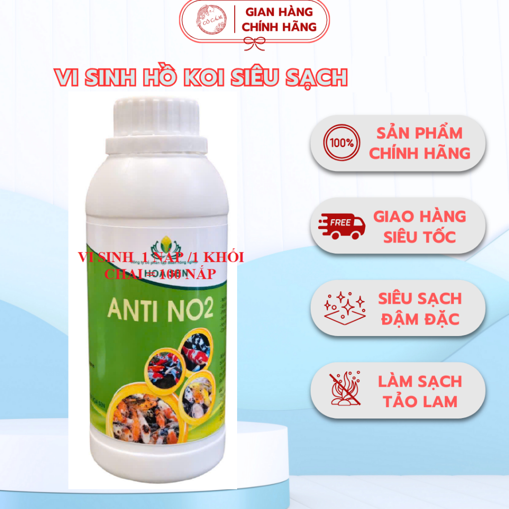 Vi sinh siêu sạch hồ koi , dùng cho 100 khối nước | Shopee Việt Nam