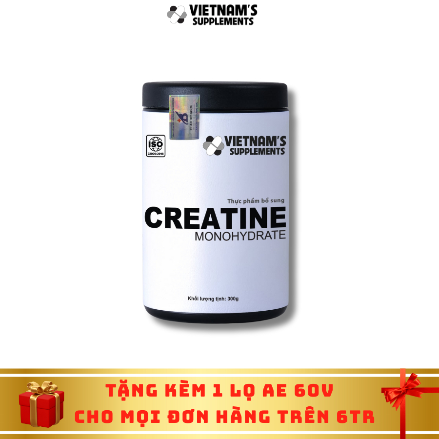 Bột Creatine Monohydrate (CHỈ CÓ HƯƠNG-STYLE KHÔNG VỊ) bổsung creatine tăng sứcmạnh, sứcbền 300g - Vietnam's Supplements | Shopee Việt Nam
