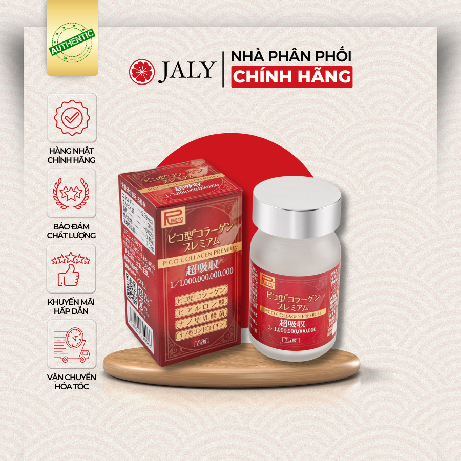 [CHÍNH NGẠCH] Viên uống Collagen Pico Premium Ribeto Shoji 300mg 75 viên - Da đẹp từ bên trong | Shopee Việt Nam