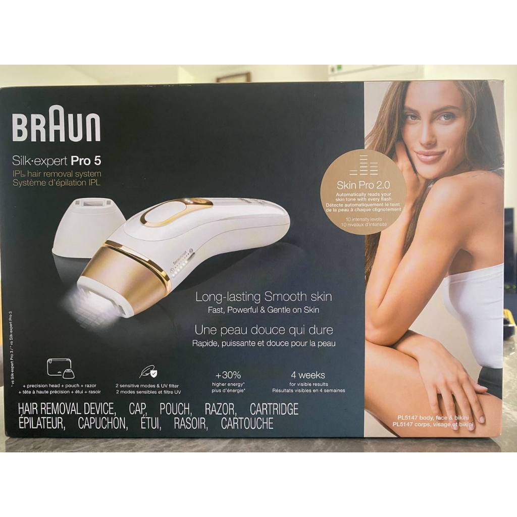 Braun silk expert pro 5 - Máy triệt lông toàn thân, vùng Bikini, vùng kín - Mới Chính hãng Nguyên seal | Shopee Việt Nam