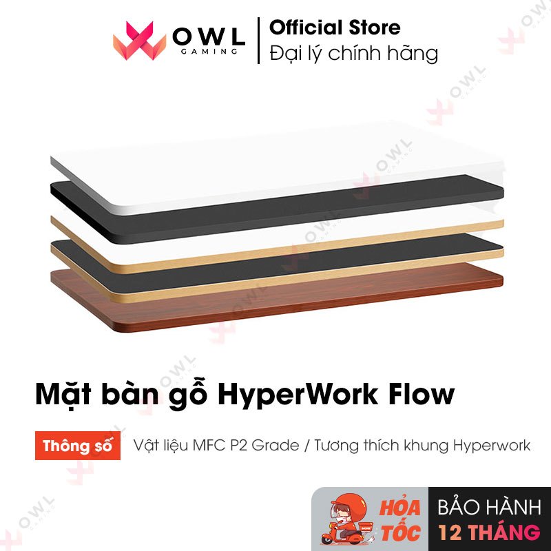 Mặt bàn gỗ HyperWork Flow (Bo góc) | Shopee Việt Nam