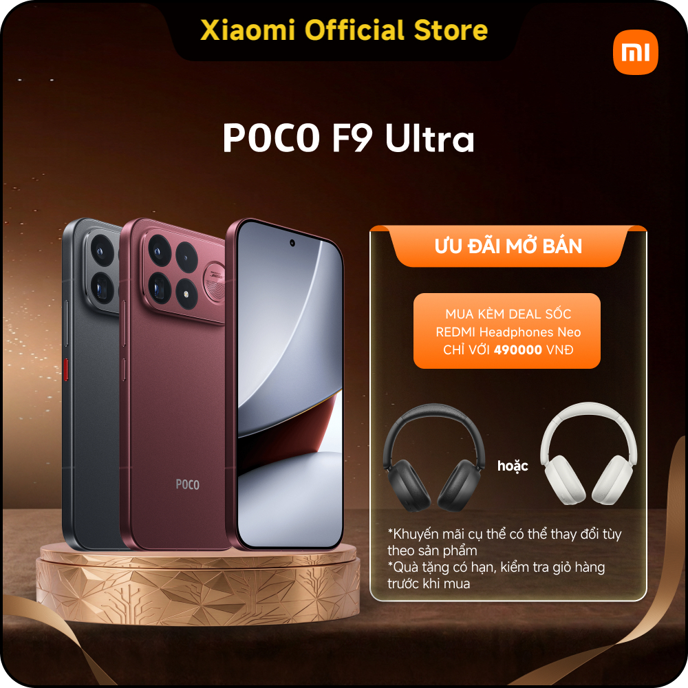 Điện thoại Xiaomi POCO F9 Ultra(12+256GB|16+512GB|16+1TB) |Pin lớn 8050mAh (typ)|Sạc nhanh HyperCharge có dây 100W | Shopee Việt Nam