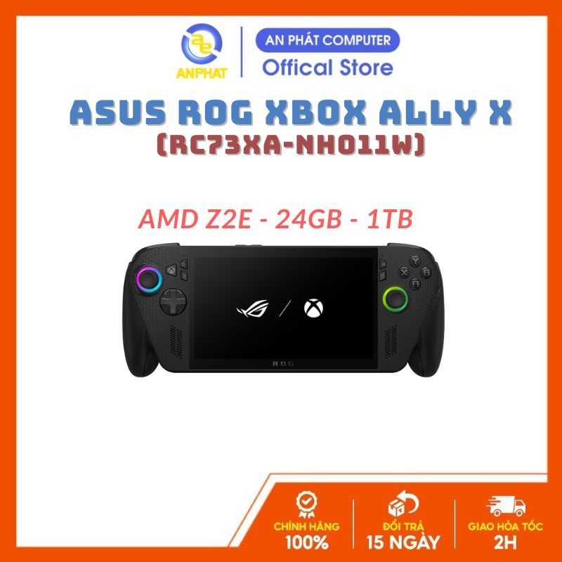 Máy tính mini Asus ROG Xbox Ally X (Chip AMD Ryzen AI Z2 Extreme | 24GB | 1TB | 7 inch FHD) | Shopee Việt Nam