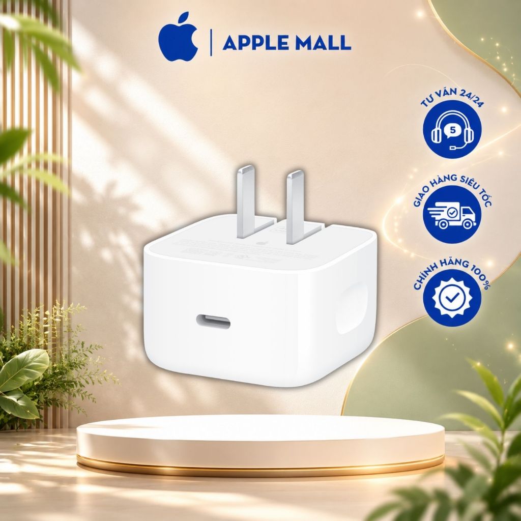 [HOẢ TỐC] Củ sạc nhanh Applc 40W Dynamic Power Adapter with 60W Max - Hàng Chính Hãng - Bảo hành 12 tháng | Shopee Việt Nam