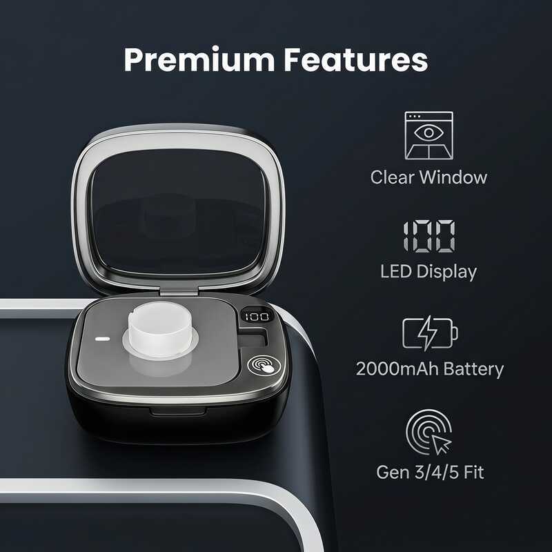 Oura Ring 5 / 4 / 3 Ngăn Sạc Vòng Thông Minh Đa Năng Hộp Sạc Màn Hình Hiển Thị Nguồn Trong Suốt Bao Sạc | Shopee Việt Nam