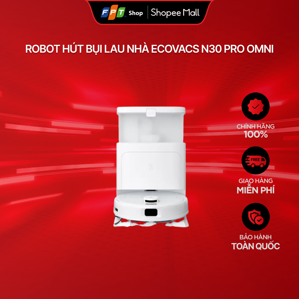 Robot hút bụi lau nhà Ecovacs N30 Pro Omni | Shopee Việt Nam