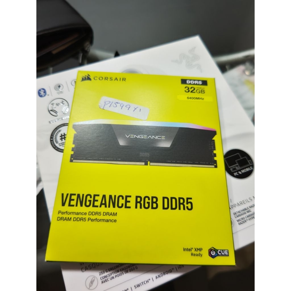 RAM tần số cao CORSAIR VENGEANCE RGB DDR5 32GB (2*16Gb) 6400MHz BOX NEW SEALED | Shopee Việt Nam