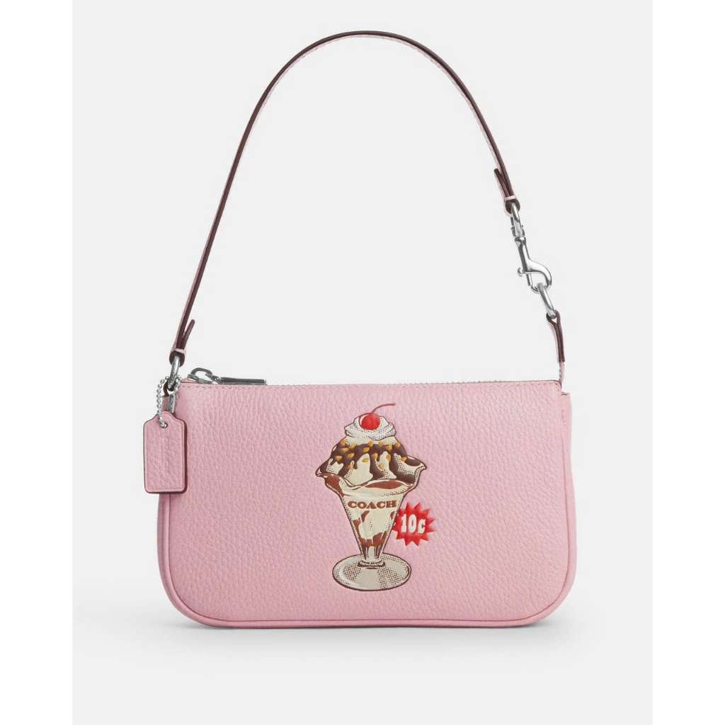 Túi Đeo Vai Chính Hãng Coach Nolita 19 With Sundae Graphic Màu Hồng CU251 | Shopee Việt Nam