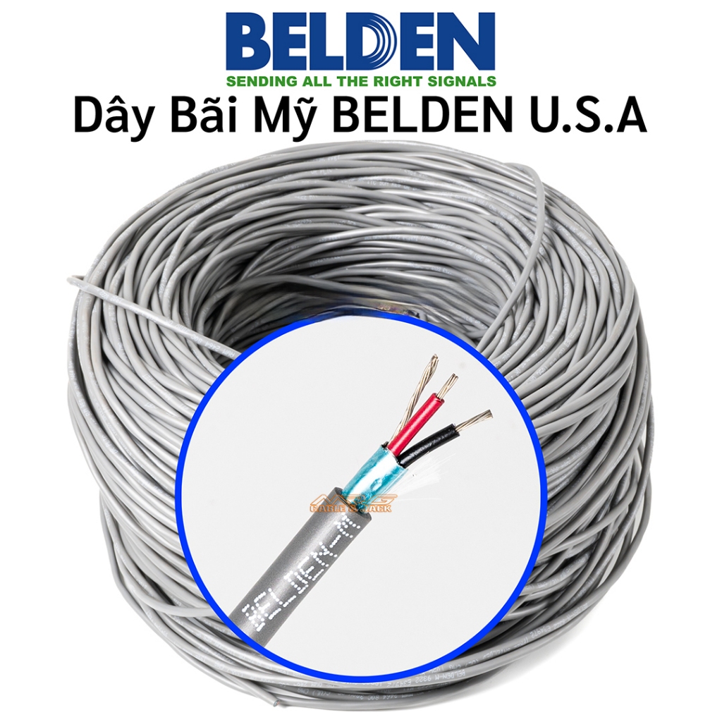 BELDEN USA Dây Tín Hiệu Âm Thanh Chống Nhiễu Hàng Bãi Mỹ Loại Tốt, dùng hàn jack âm thanh hoặc cáp điều khiểu. | Shopee Việt Nam