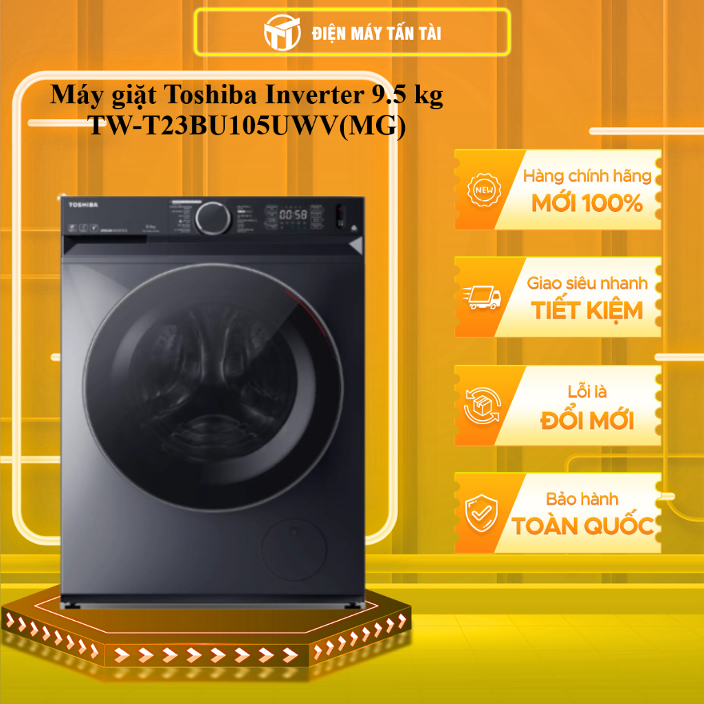 TW-T23BU105UWV(MG) - Máy giặt Toshiba Inverter 9.5 kg TW-T23BU105UWV(MG) - GIAO TOÀN QUỐC | Shopee Việt Nam