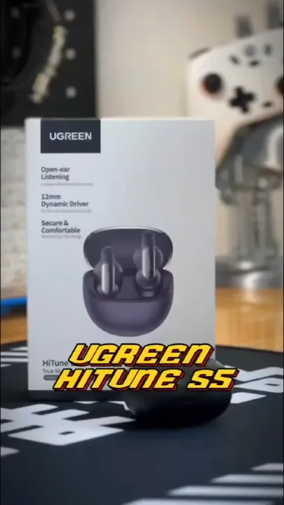 Tai nghe Bluetooth 5.4 kẹp tai open ear Ugreen Hitune S5 giành cho thể thao | 80ms | Có app | Lazada Việt Nam