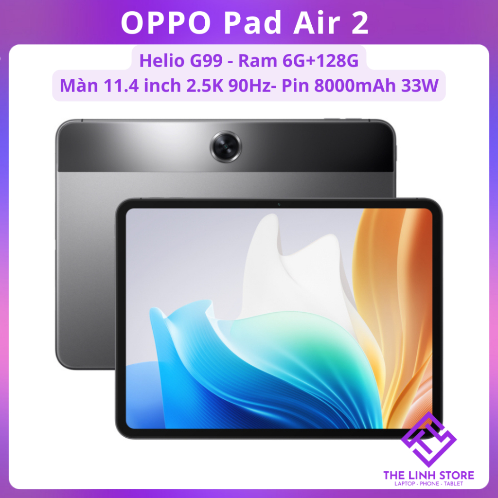 Máy tính bảng OPPO Pad Air 2 màn 11.4 inch 90Hz - Ram 6G 128G pin 8000mAh 33W | Shopee Việt Nam