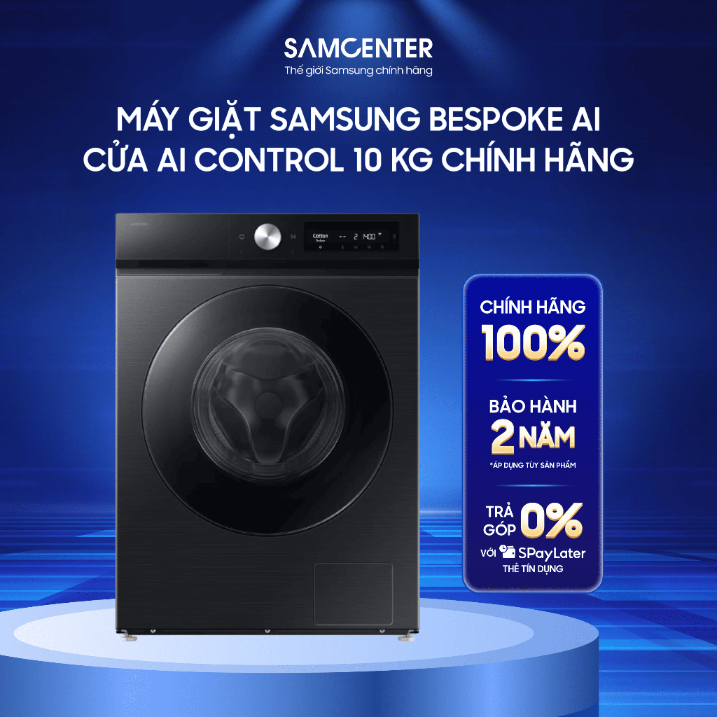Máy Giặt Samsung Bespoke AI Cửa AI Control 10 kg Chính Hãng | Shopee Việt Nam