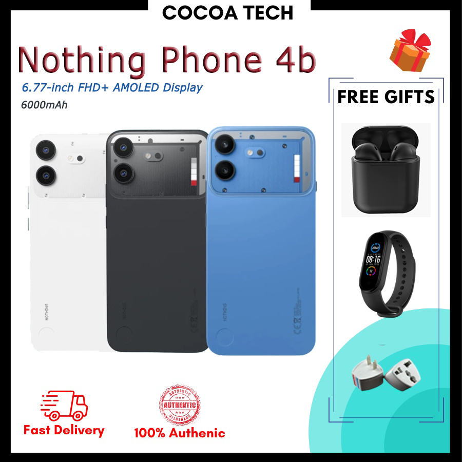 Nothing Phone (4b) 5G AMOLED 6.77inches Snapdragon 6 Gen 4 Processor 6000mAh Battery Nothing 4B Smart Phone | Shopee Malaysia