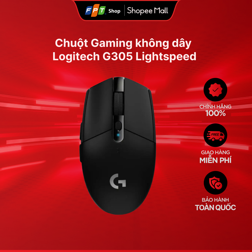 Chuột Gaming không dây Logitech G305 Lightspeed | Shopee Việt Nam