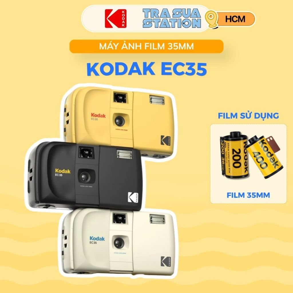 Máy ảnh Film 35mm Kodak EC35 có thể thay film, có Flash | Shopee Việt Nam