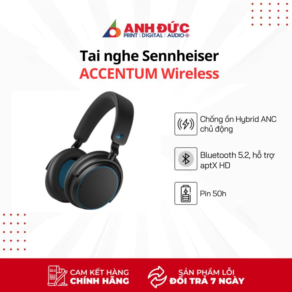 Tai Nghe Sennheiser ACCENTUM Wireless - Hàng Chính Hãng | Shopee Việt Nam