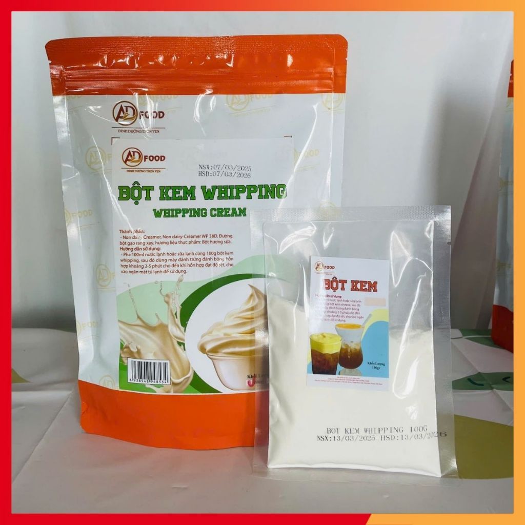 Bột Whipping Cream P02 Túi Tách Lẻ 50G - Nguyên Liệu Pha Chế | Shopee Việt Nam