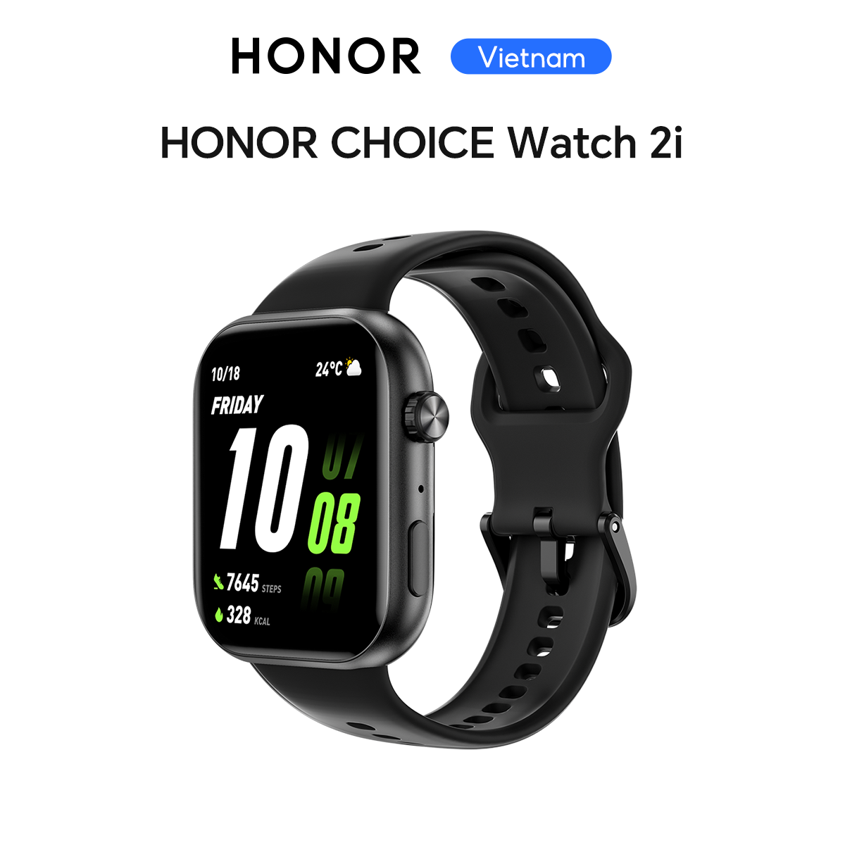 Đồng hồ thông minh Honor CHOICE Watch 2i| Màn hình 1.85 " AMOLED Pin 14 ngày Nghe gọi Bluetooth