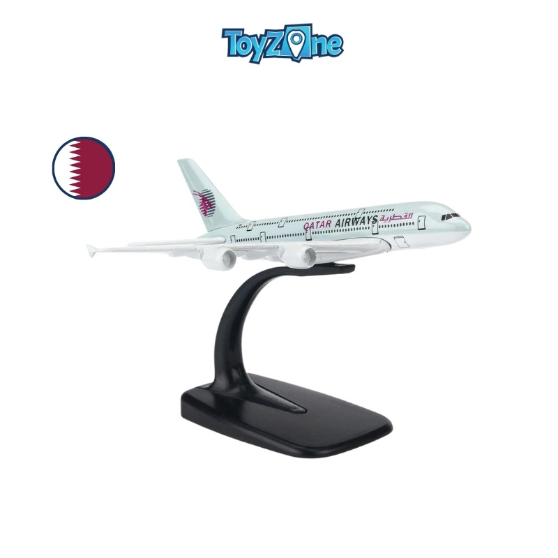 Mô hình máy bay Qatar Airways Airbus A380 16cm Everfly | Shopee Việt Nam