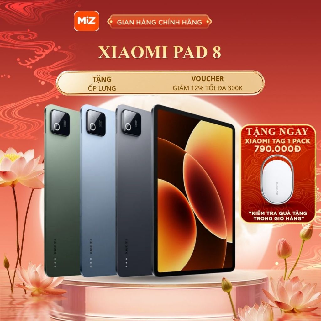 Máy tính bảng Xiaomi Pad 8 bản Quốc Tế, có Tiếng Việt - Bảo hành chính hãng 18 Tháng | Shopee Việt Nam