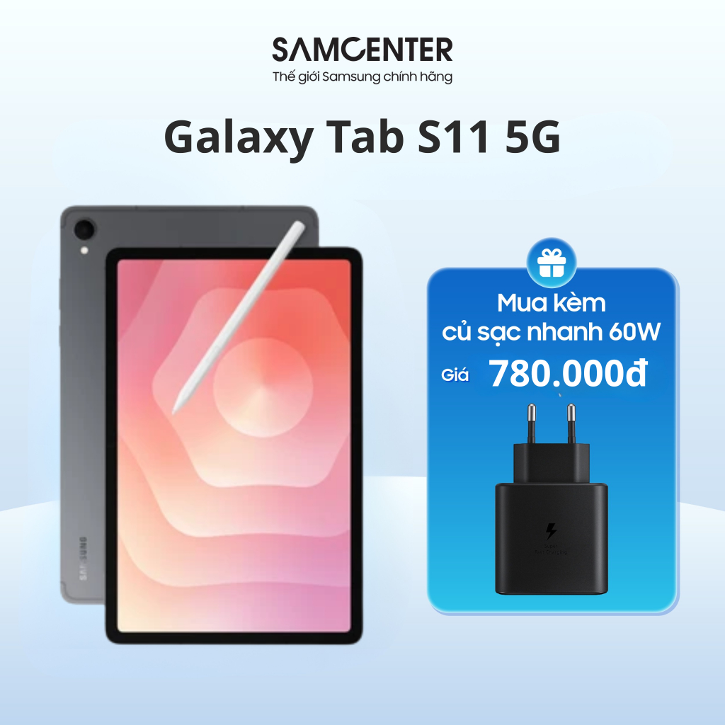 Samsung Galaxy Tab S11 5G 12GB/128GB Chính Hãng | Shopee Việt Nam