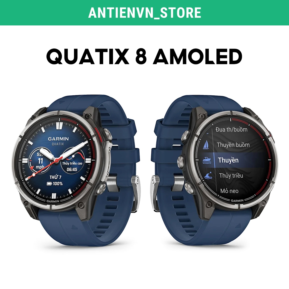 Đồng hồ GPS Garmin Quatix 8 AMOLED, chuyên dụng cho hàng hải - Hàng chính hãng | Shopee Việt Nam