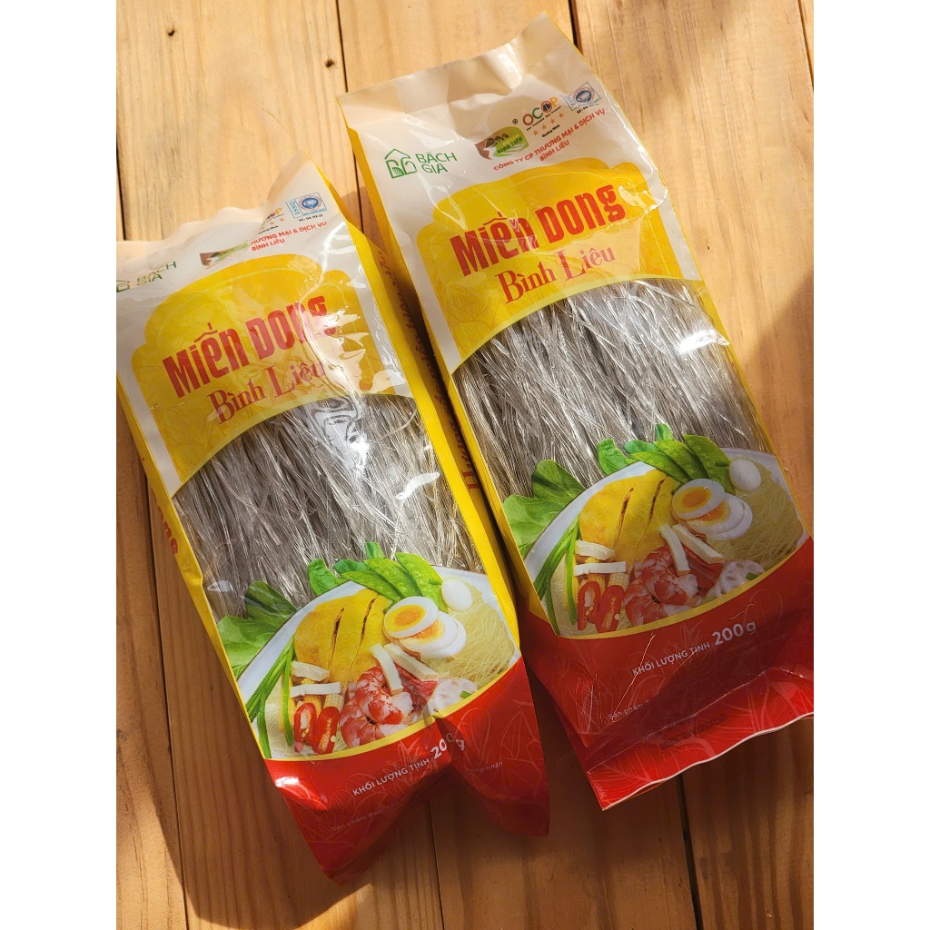 Miến dong Bình Liêu, miến dong Bách Gia, đặc sản Bình Liêu, túi 200g | Shopee Việt Nam