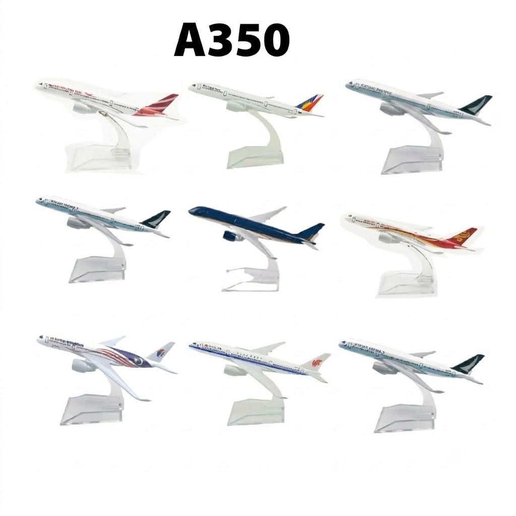 Mô hình máy bay kim loại dòng A A350 có kèm đế tháo rời được 16cm | Shopee Việt Nam