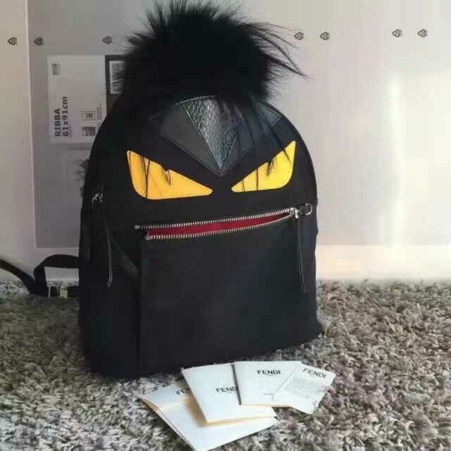 FENDI Monster peekaboo backpack bag . | Shopee Malaysia