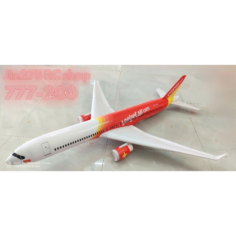 Bộ "Vỏ " kit máy bay điều khiển từ xa Boeing 777-200 sải 1m2- 1m5- 2mét... cơ cấu tháo rời cánh (có videoHD ráp+ od sải) | Shopee Việt Nam