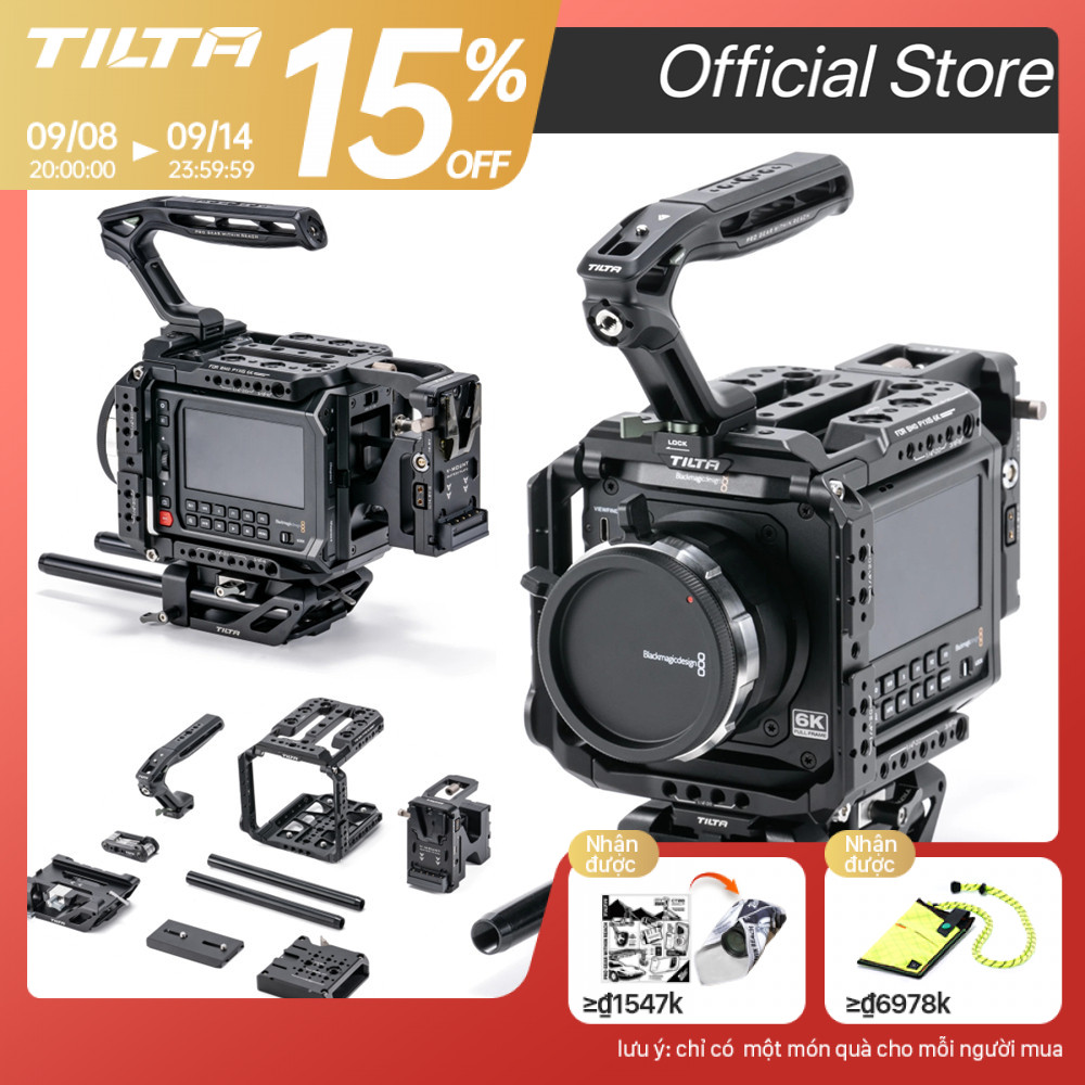 TILTA BLACKMAGIC PYXIS 6K Lồng máy ảnh đầy đủ Bảng điều khiển bên đa chức năng Phụ kiện mở rộng máy ảnh BMD PYXIS 6K Bộ phụ kiện máy ảnh chuyên nghiệp | Shopee Việt Nam