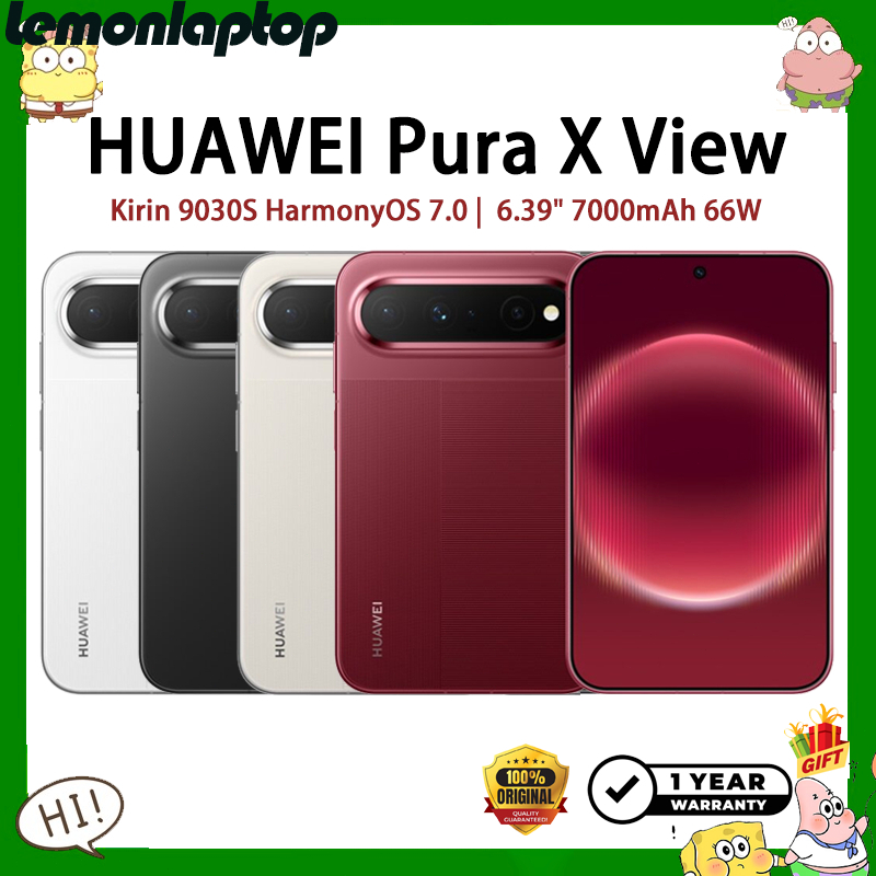 HUAWEI Pura X View | HarmonyOS 7.0 Kirin 9030S | 6.39" 1320 x 2232 pixels 7000mAh 66W Dual SIM HUAWEI Phone
