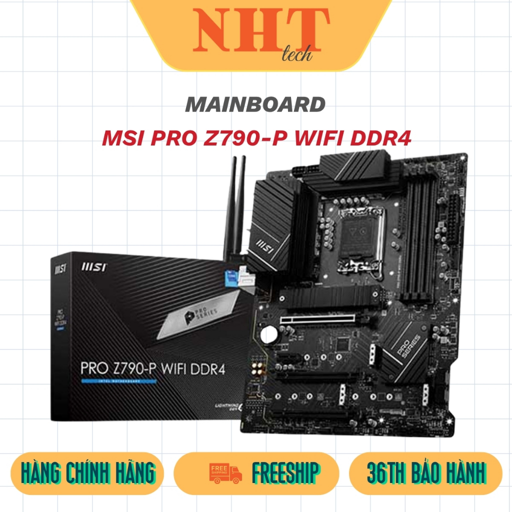 MAINBOARD MSI PRO Z790-P WIFI DDR4 | Shopee Việt Nam