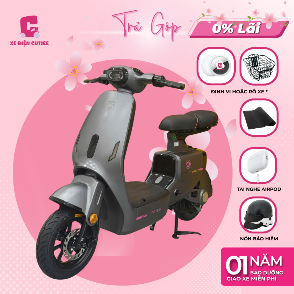 Xe điện Cutiee TAILG GR55 Plus - Có Đăng Kiểm và Bàn Đạp | Shopee Việt Nam