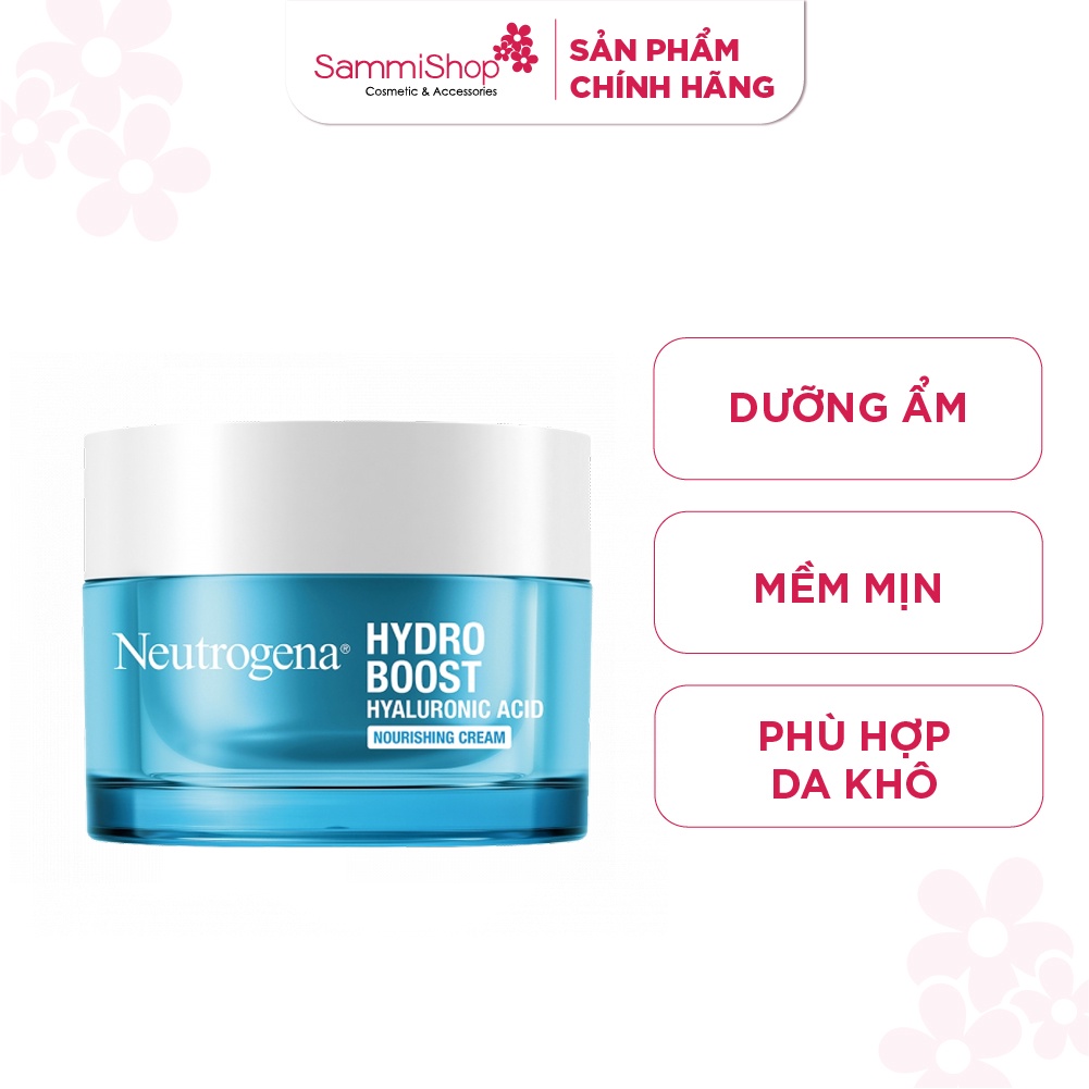 Neutrogena Kem dưỡng ẩm Hydro Boost Hyaluronic Acid Nourishing Cream 50g | Shopee Việt Nam