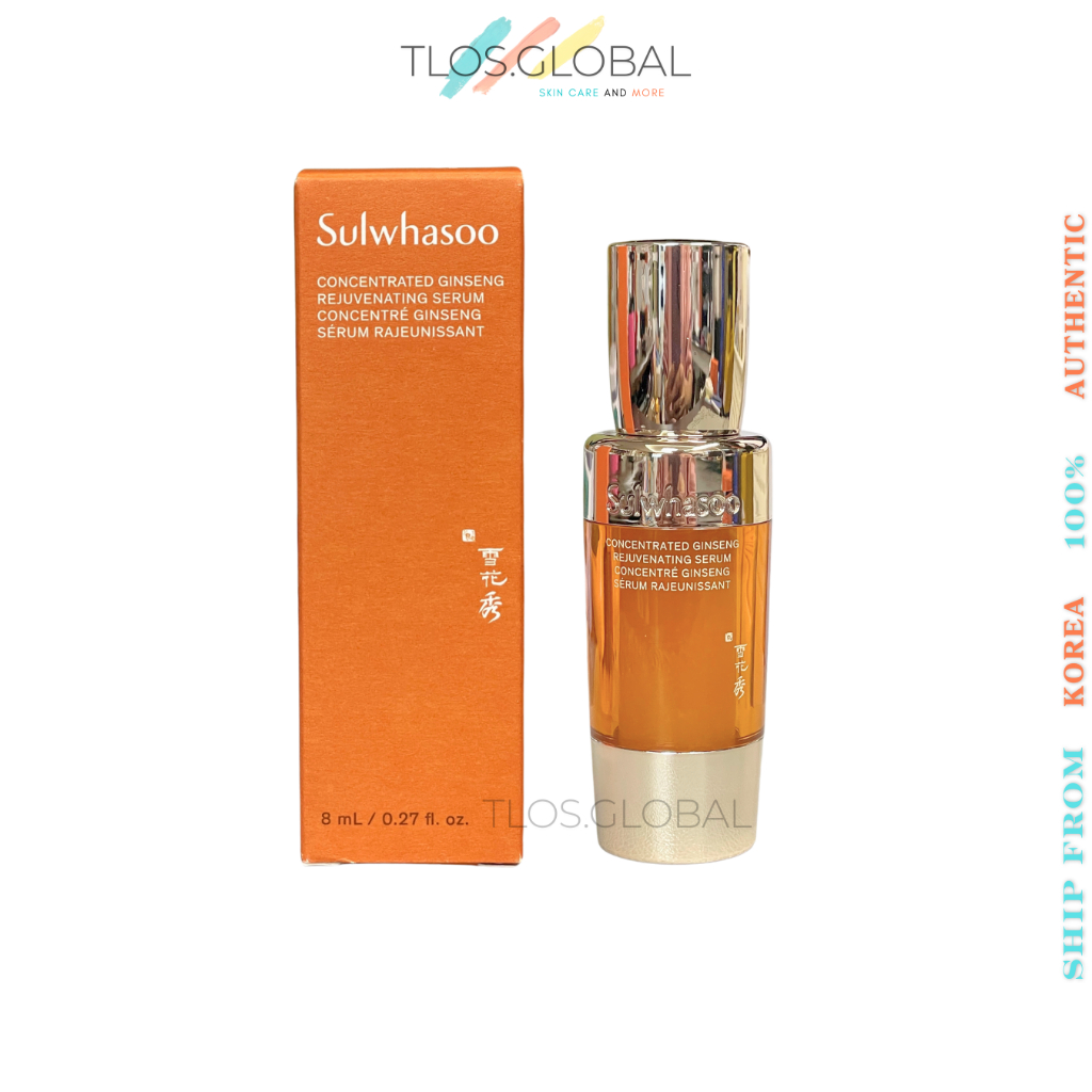 Sulwhasoo Concentrated Ginseng Rejuvenating Serum 8ml Tinh chất nhân sâm chống lão hoá | Shopee Việt Nam