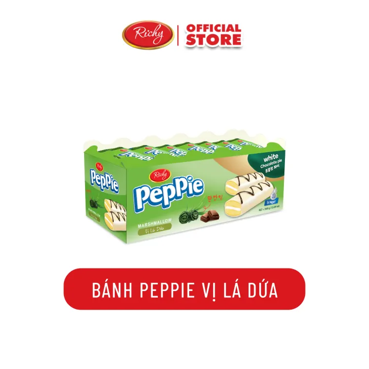 Bánh Peppie Richy Khay 360g Vị Lá Dứa | Lazada Việt Nam