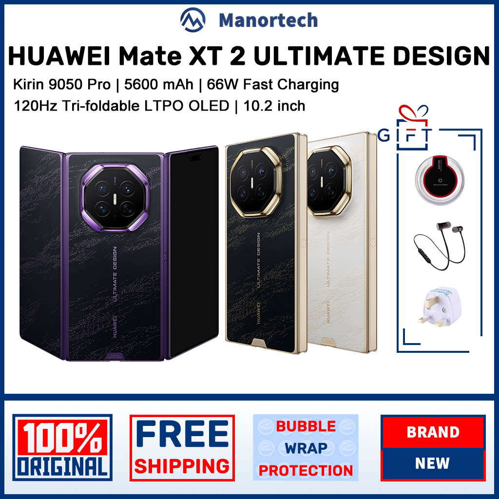 HUAWEI Mate XT 2 ULTIMATE DESIGN | Kirin 9050 Pro | 10.2 inch 120Hz Tri-foldable LTPO OLED | Huawei Tri-fold phone