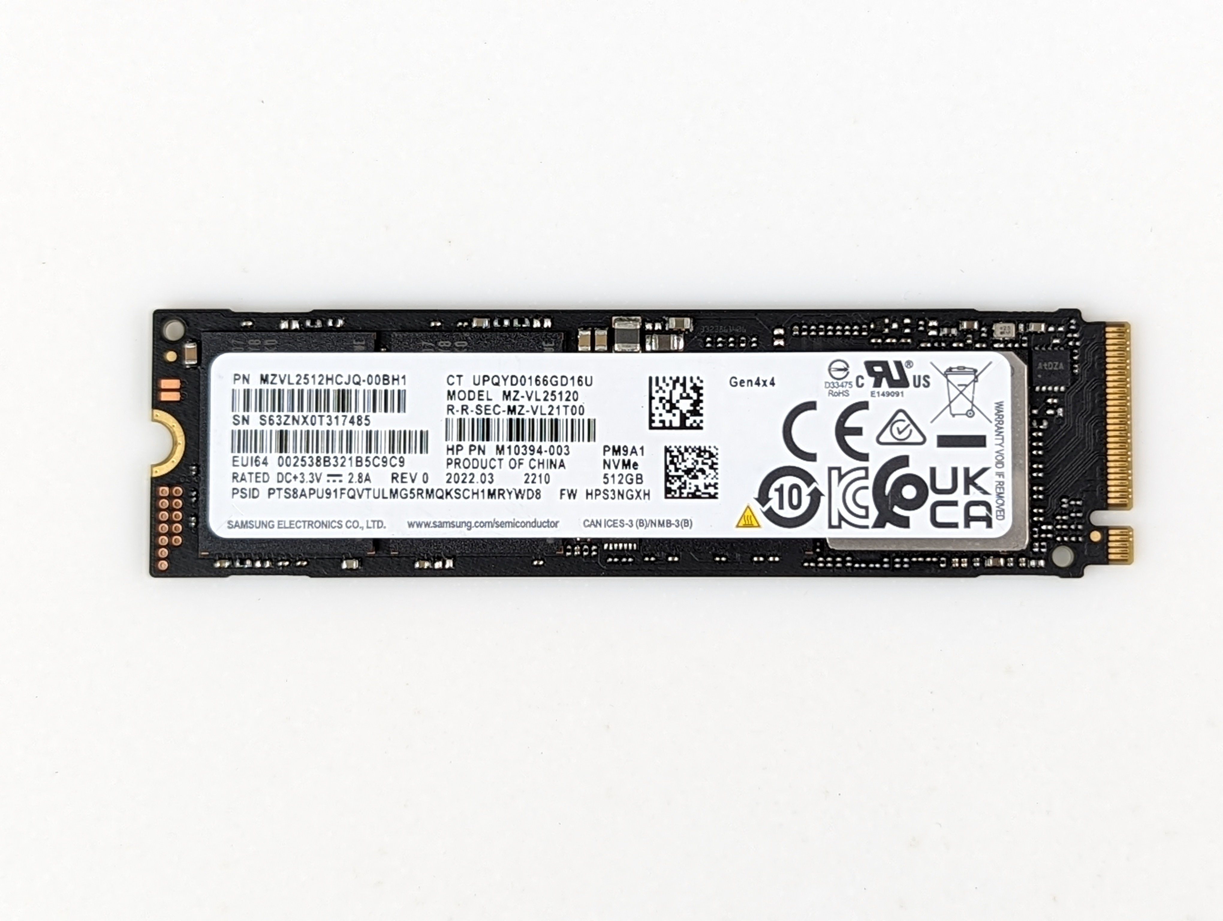 Ổ cứng SSD Samsung PM9A1 M.2 NVMe 2280 PCIe Gen4 x4 - OEM Samsung 980 PRO - Bảo Hành 3 Năm