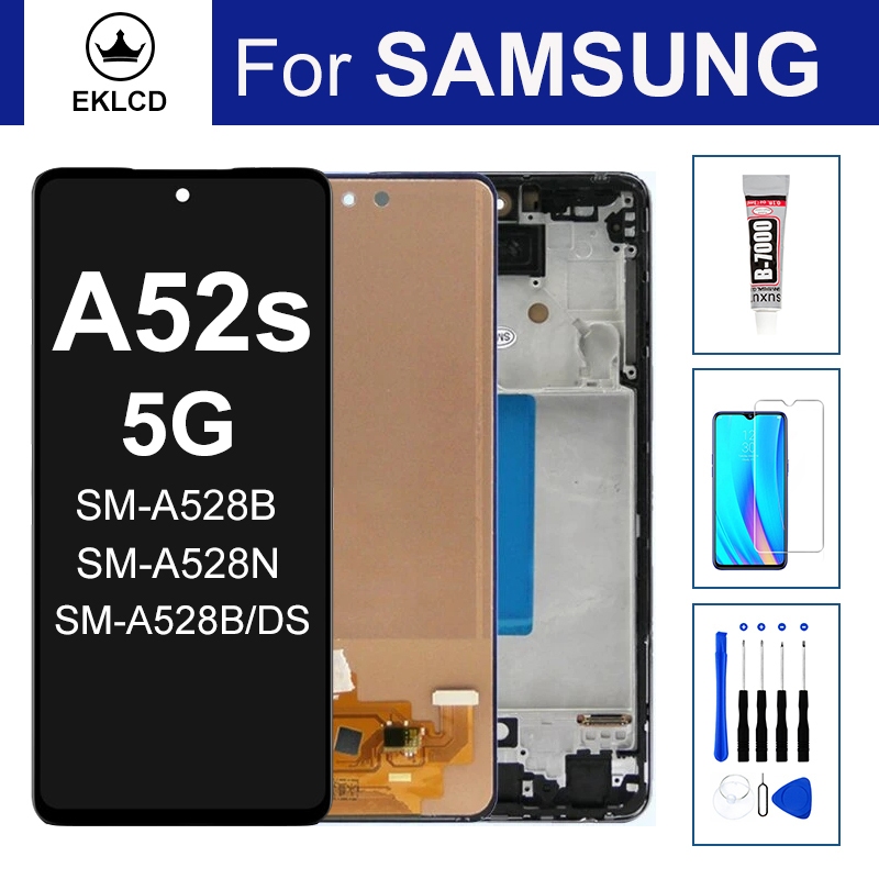 Dành Cho Samsung Galaxy A52S 5G A528 SM-A528B Màn Hình LCD Bộ Số Hóa Màn Hình Cảm Ứng Có Khung | Shopee Việt Nam