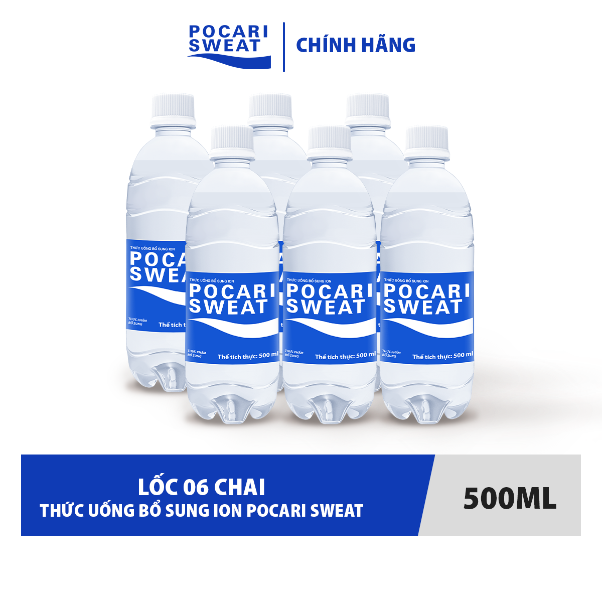 Thức uống bổ sung ion POCARI SWEAT 6chaix500ml nhập khẩu chính hãng đủ hoá đơn