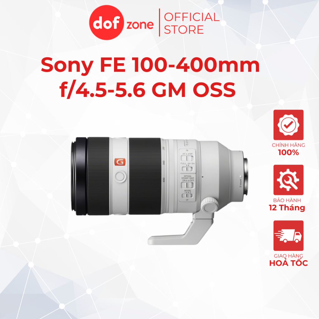 Ống kính Sony FE 100-400mm F4.5-5.6 GM OSS Lens - Chính hãng | Shopee Việt Nam