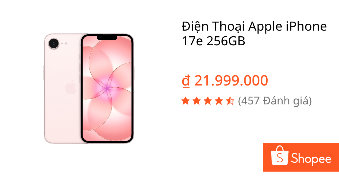 Điện Thoại Apple iPhone 17e 256GB | Shopee Việt Nam