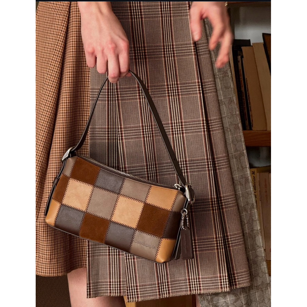 Túi COACH x Coachtopia – Alter/Ego Small Slouchy Shoulder Bag (Olive Multi) | Shopee Việt Nam
