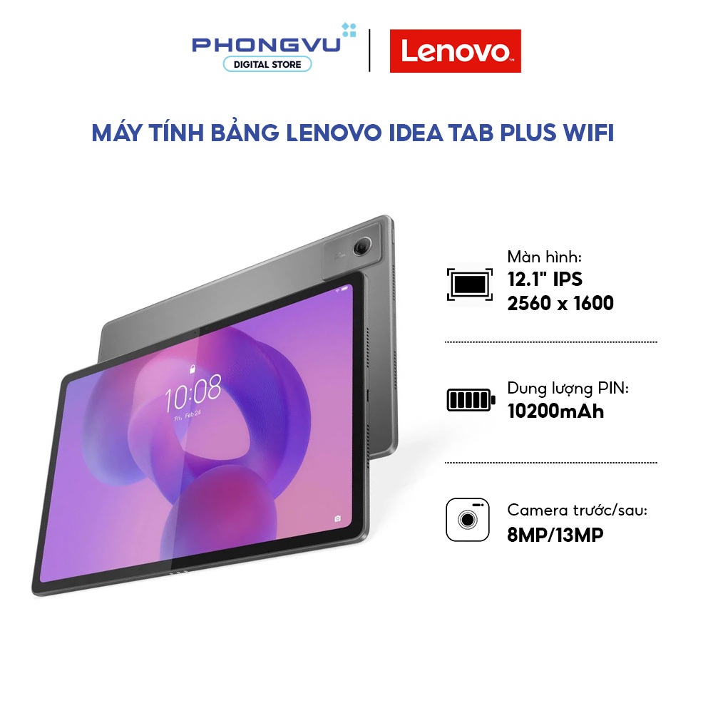 Máy Tính Bảng Lenovo Idea Tab Plus 12.1 inch - 2.5K 90Hz - 8GB 256GB - WiFi - Bảo Hành 24 Tháng | Shopee Việt Nam