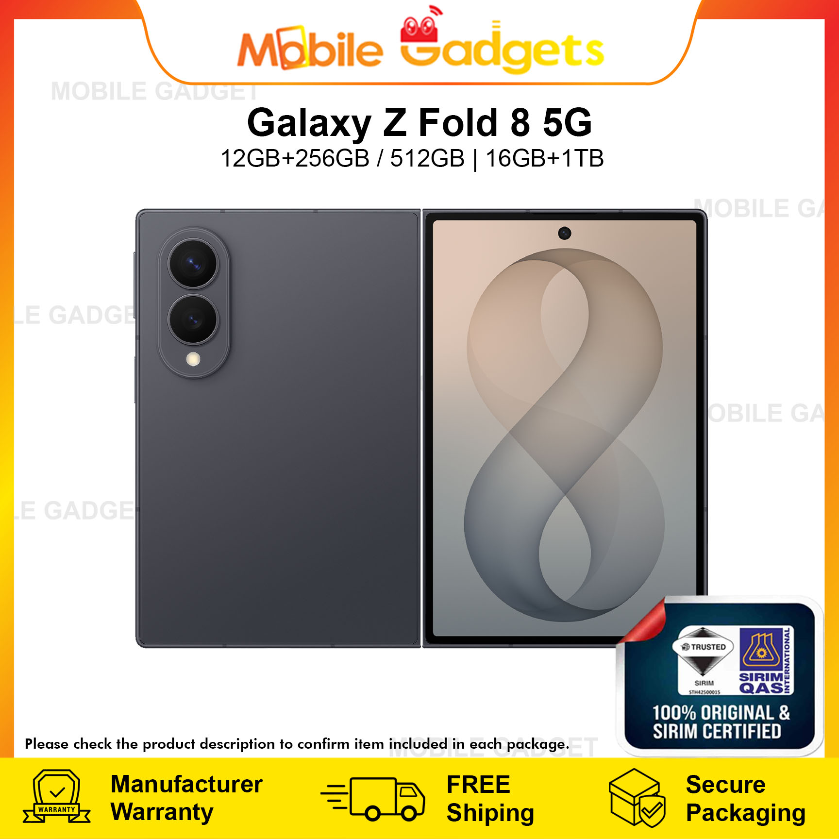 [Ready Stock] Samsung Galaxy Z Fold8 / Fold 8 Ultra 5G  | 100% Samsung Original New Set